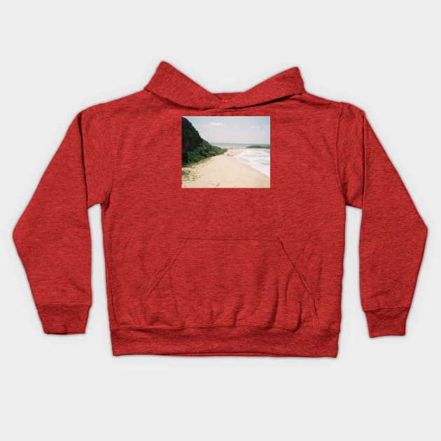 Seaside Serenity: Beach Photo Art Print Kids Hoodie by HFGJewels